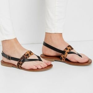 Maurcies Alayna leopard print flats 11 sandals